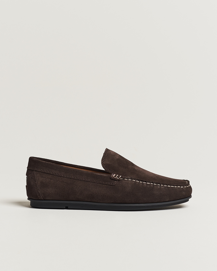 Men | GANT Wilmon Suede Car Shoe Dark Brown | GANT | Wilmon Suede Car Shoe Dark Brown