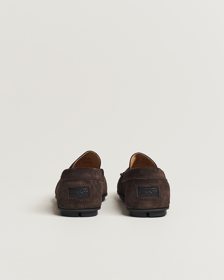 Men | GANT Wilmon Suede Car Shoe Dark Brown | GANT | Wilmon Suede Car Shoe Dark Brown