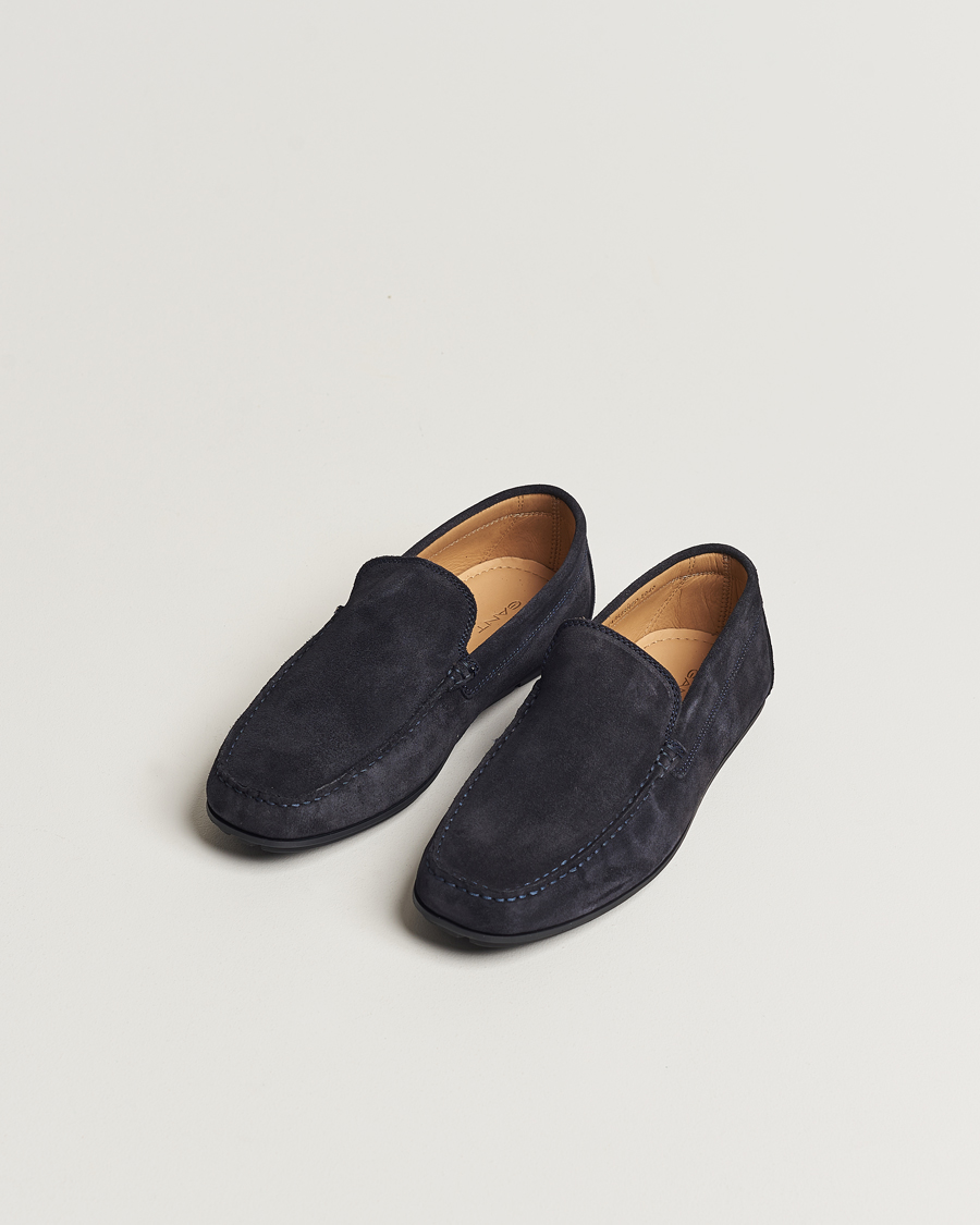 Men | GANT Wilmon Suede Car Shoe Marine | GANT | Wilmon Suede Car Shoe Marine