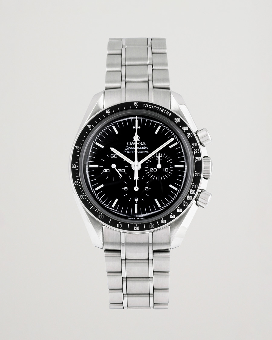 Men | Omega Pre-Owned Speedmaster Moonwatch PRO 005 Steel Black Silver | Omega Pre-Owned | Speedmaster Moonwatch PRO 005 Steel Black Silver