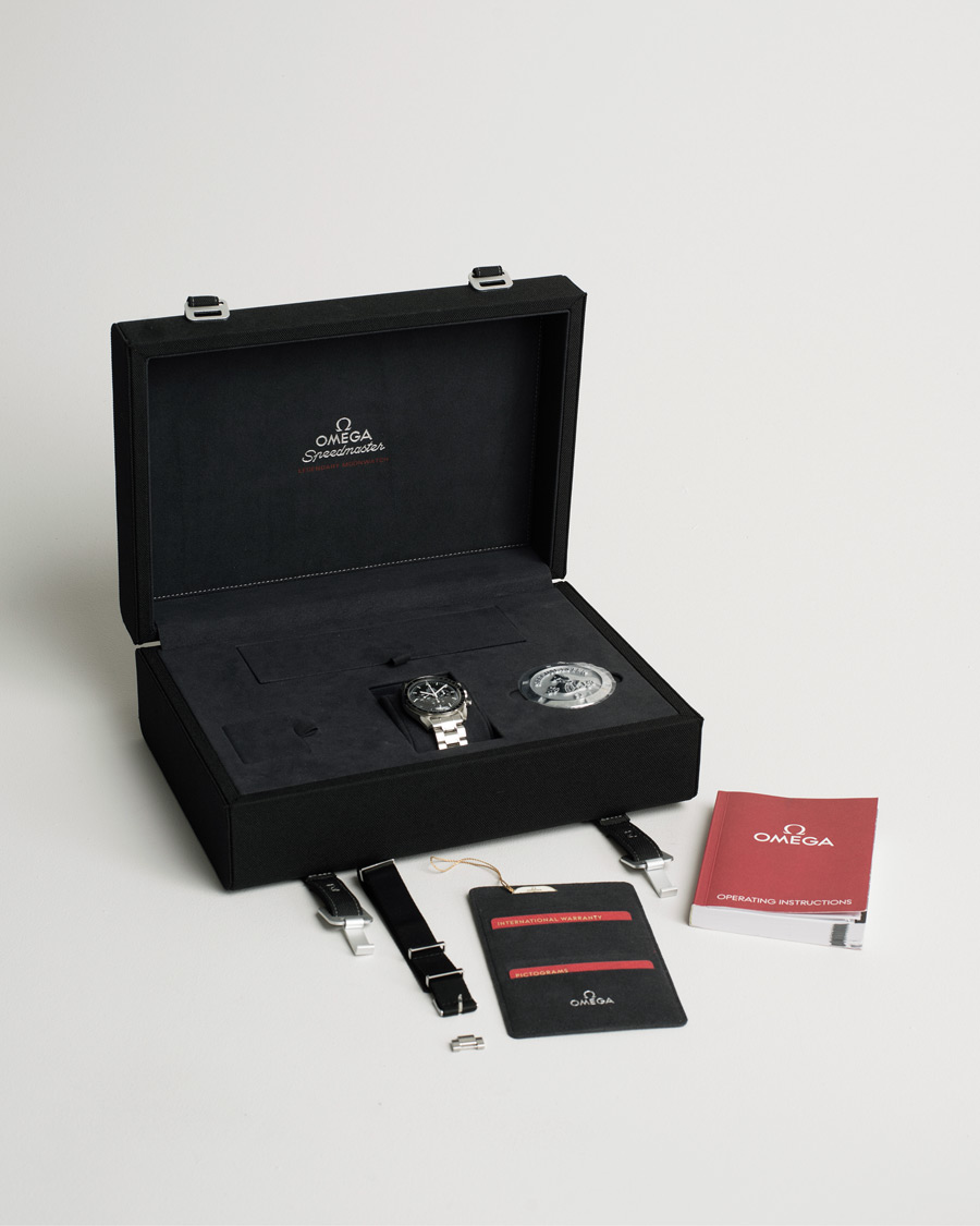 Men | Omega Pre-Owned Speedmaster Moonwatch PRO 005 Steel Black Silver | Omega Pre-Owned | Speedmaster Moonwatch PRO 005 Steel Black Silver