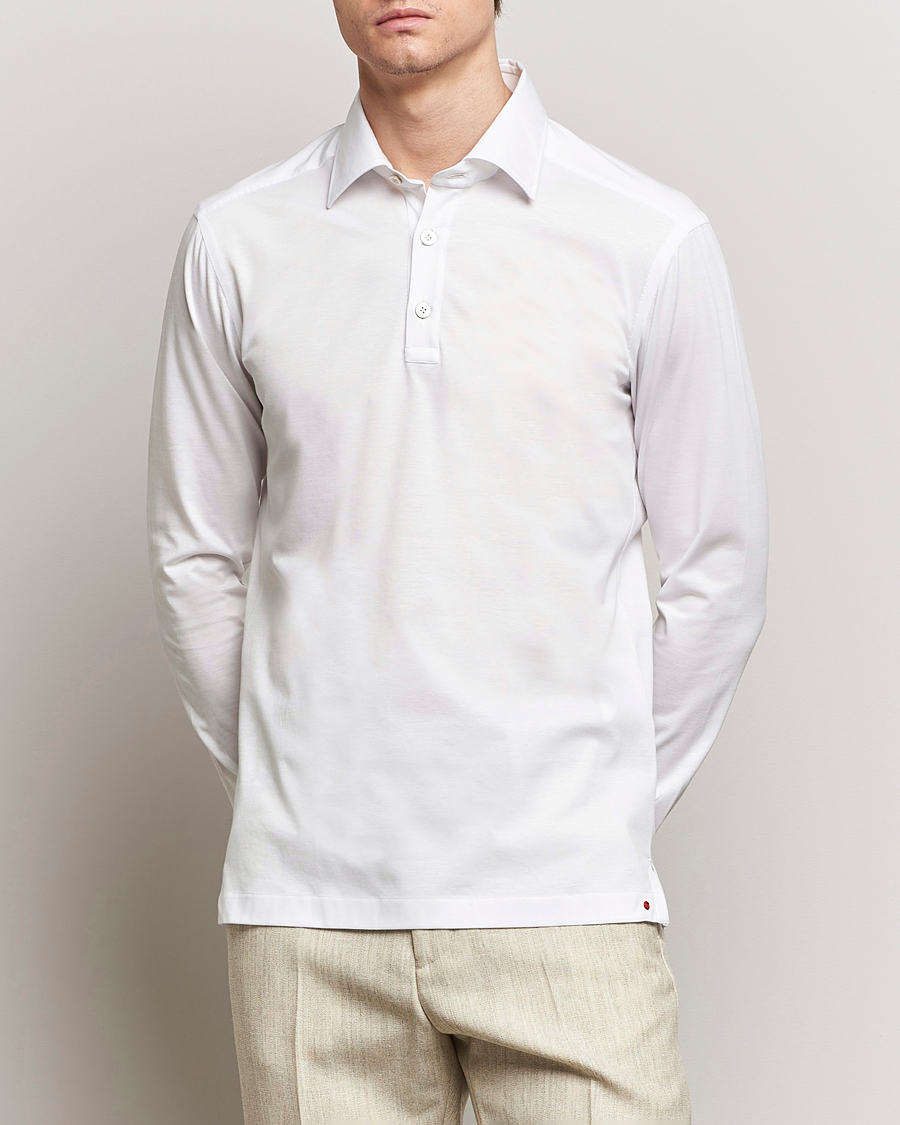 Men | Shirts | Kiton | Popover Shirt White