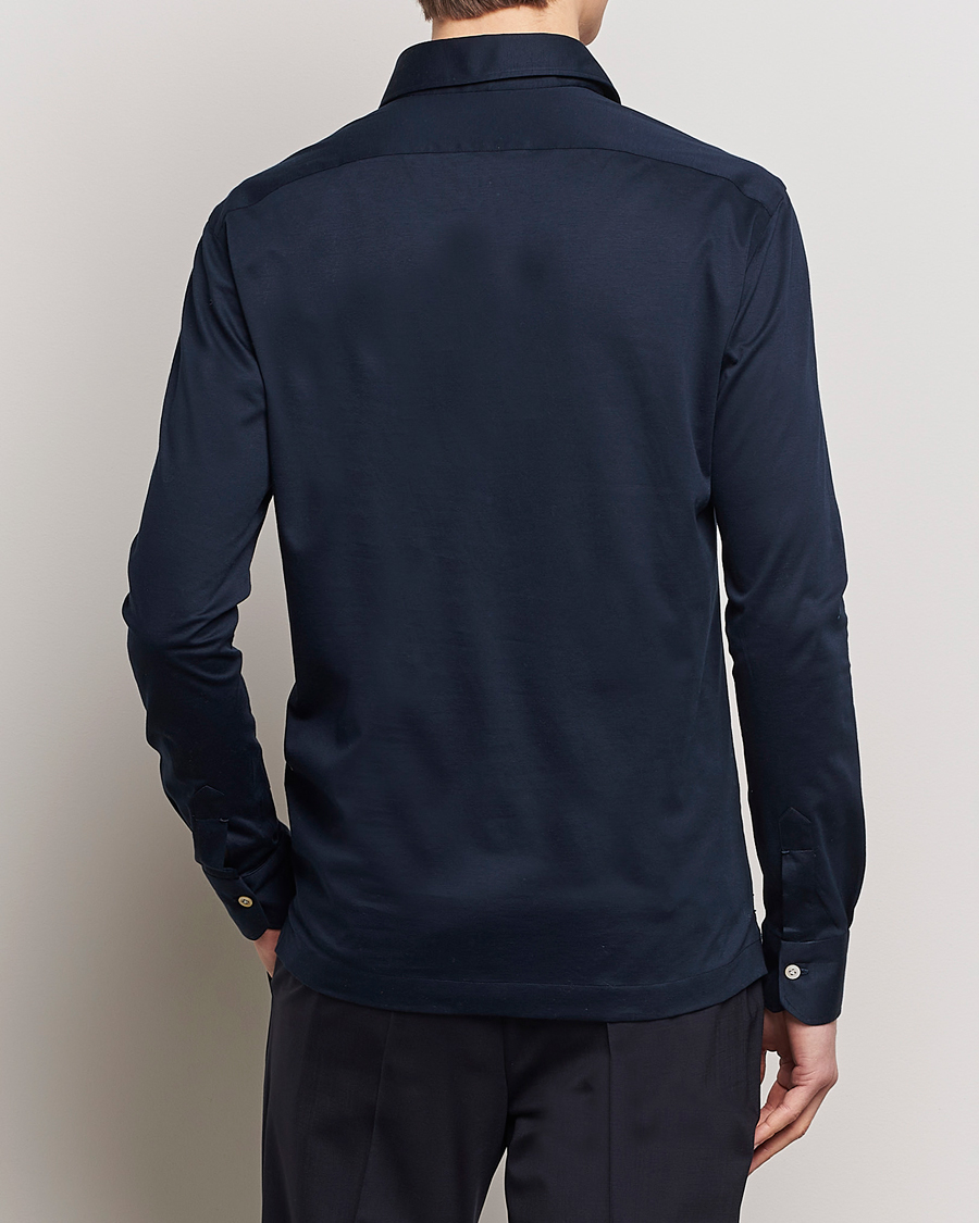 Men | Shirts | Kiton | Popover Shirt Navy