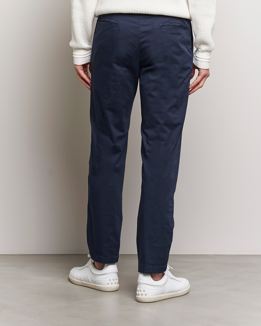 Men | Trousers | Kiton | Slim Fit Cotton Chinos Navy