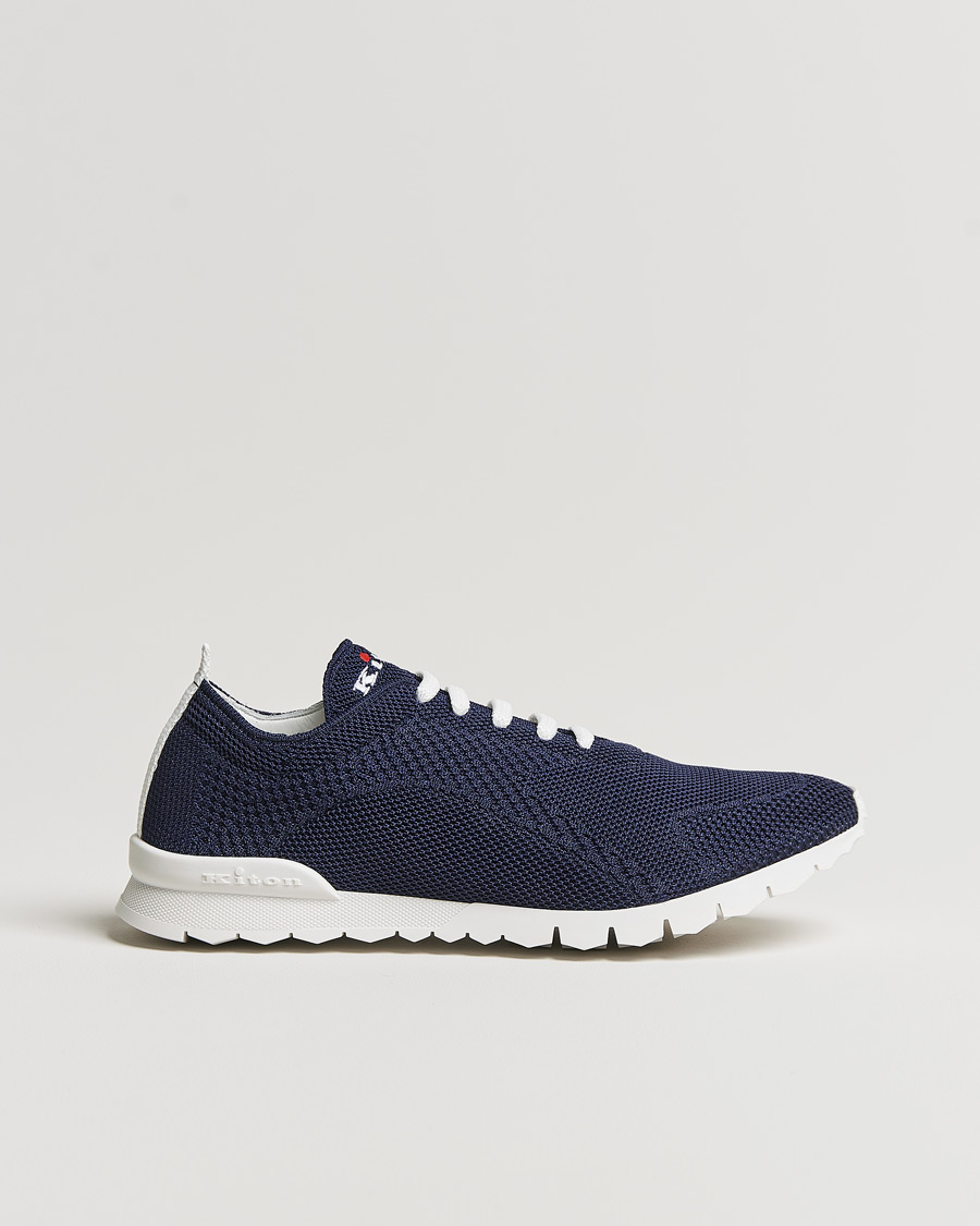 Men | Kiton Mesh Running Sneakers Navy | Kiton | Mesh Running Sneakers Navy