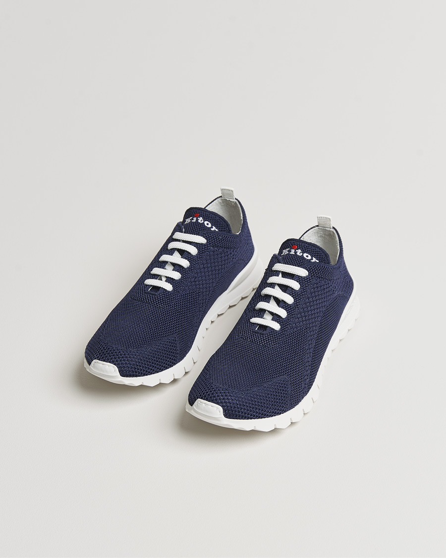 Men | Kiton Mesh Running Sneakers Navy | Kiton | Mesh Running Sneakers Navy
