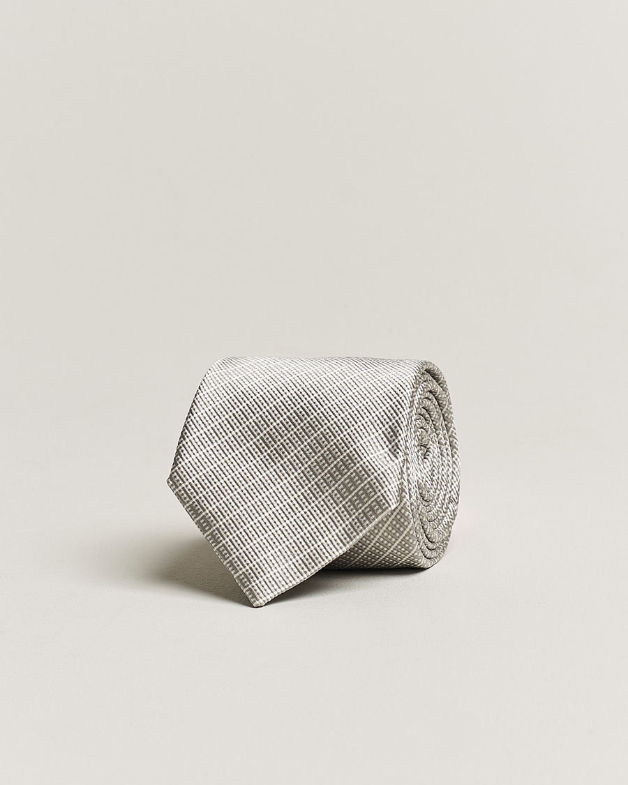 Men | Giorgio Armani Jacquard Silk Tie Light Grey | Giorgio Armani | Jacquard Silk Tie Light Grey