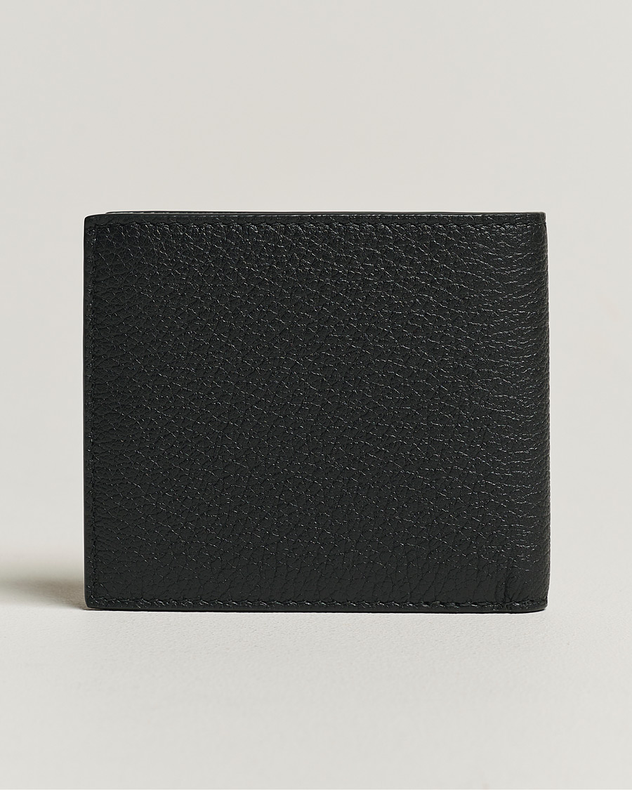 Giorgio Armani Grain Leather Wallet Black Calf at CareOfCarl.com