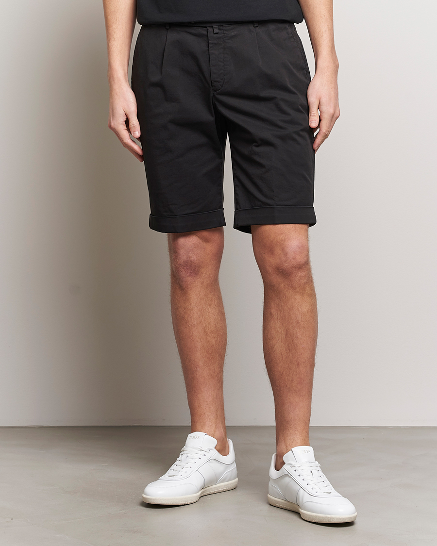 Men |  | Briglia 1949 | Pleated Cotton Shorts Black