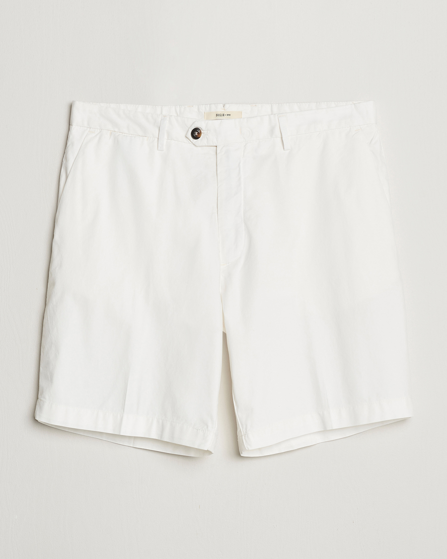 Men | Shorts | Briglia 1949 | Easy Fit Cotton Shorts White