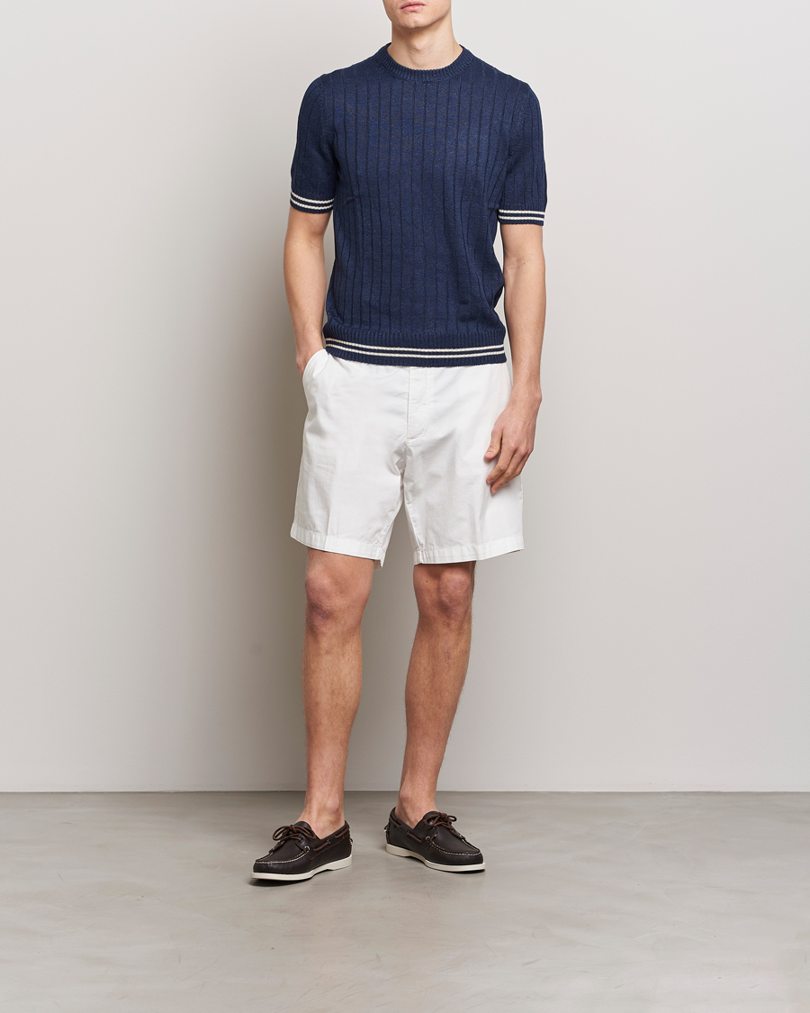 Men | Shorts | Briglia 1949 | Easy Fit Cotton Shorts White