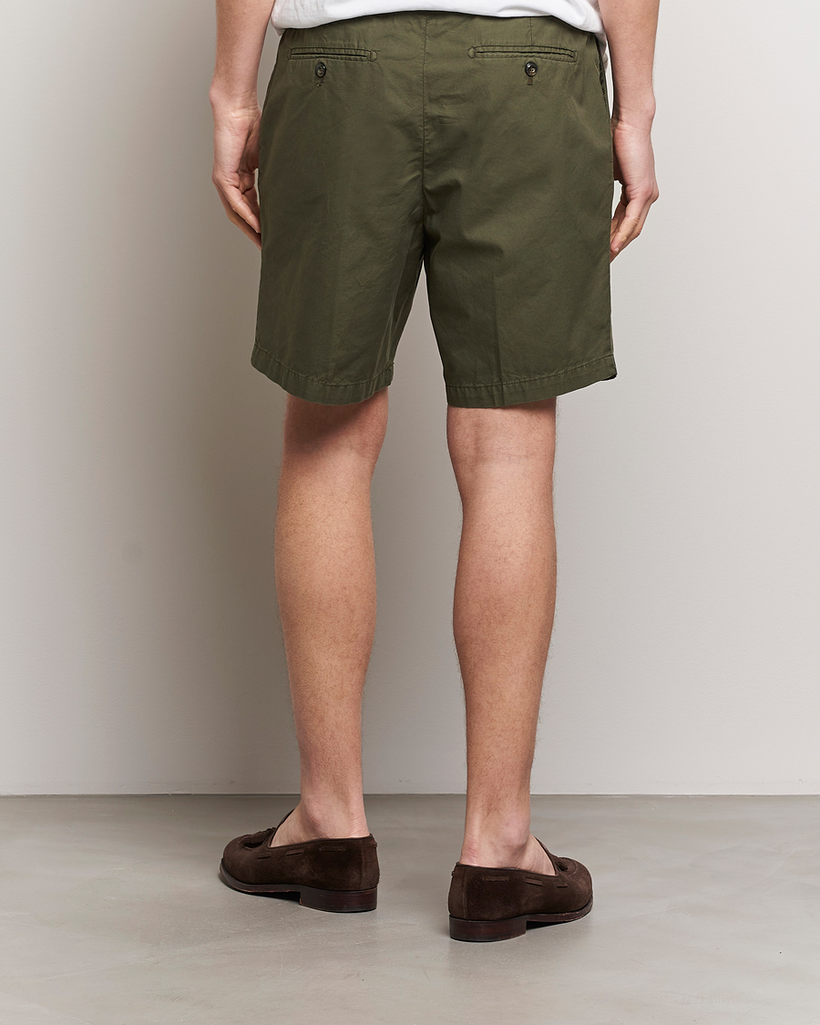 Men | Shorts | Briglia 1949 | Easy Fit Cotton Shorts Olive