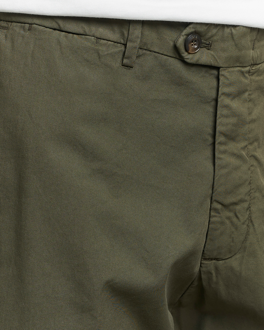 Men | Shorts | Briglia 1949 | Easy Fit Cotton Shorts Olive