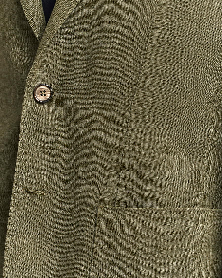 Men | Blazers | L.B.M. 1911 | Jack Regular Fit Linen Blazer Olive