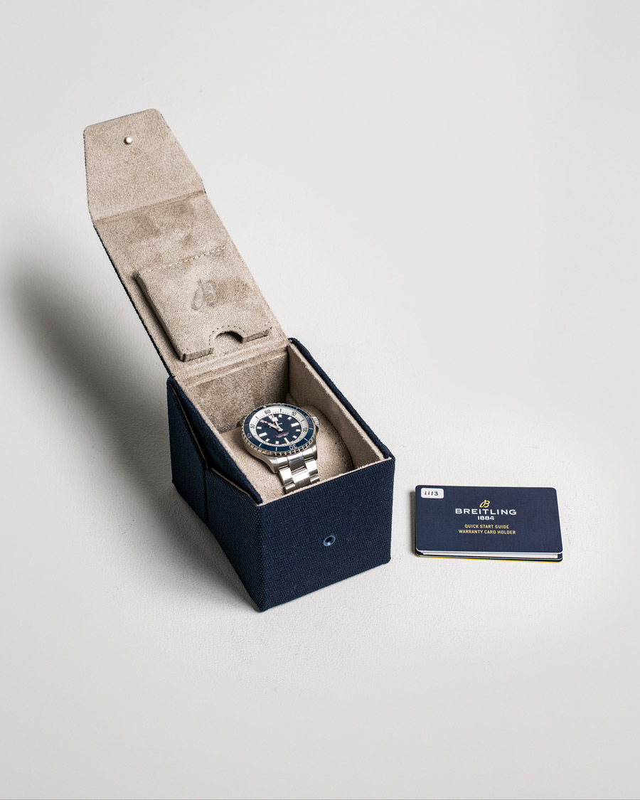 Men | Breitling Pre-Owned Superocean 42 A17375 Silver | Breitling Pre-Owned | Superocean 42 A17375 Silver