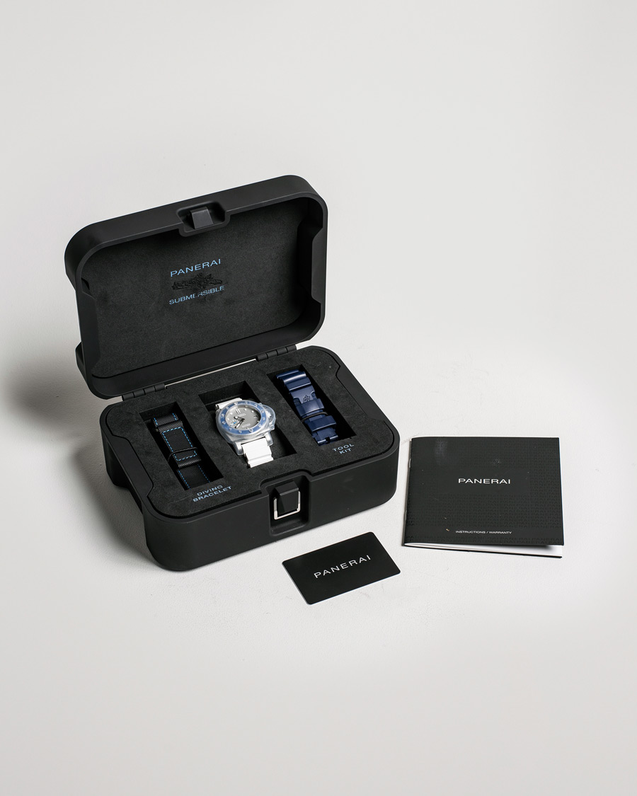 Men | Panerai Pre-Owned Luminor Submersible PAM 00959 Silver | Panerai Pre-Owned | Luminor Submersible PAM 00959 Silver