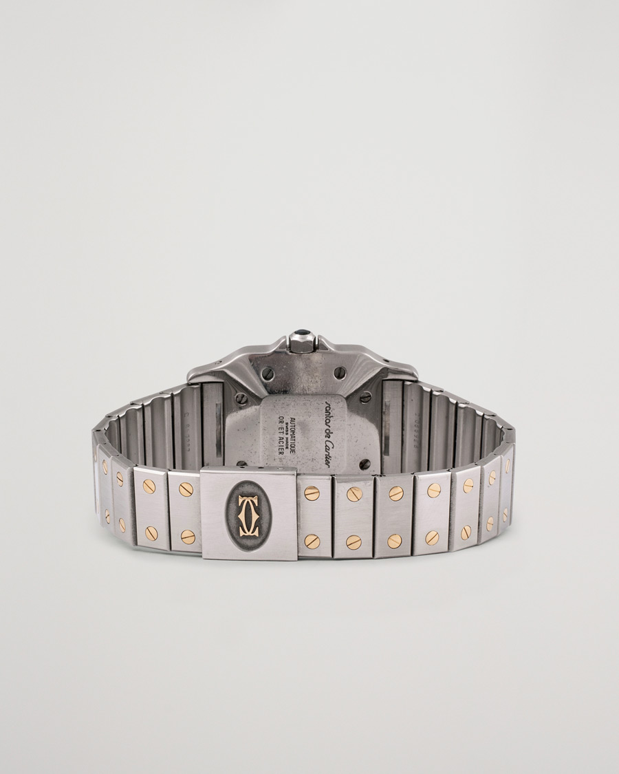 Men | Cartier Pre-Owned Santos Galbée 2961 Silver | Cartier Pre-Owned | Santos Galbée 2961 Silver