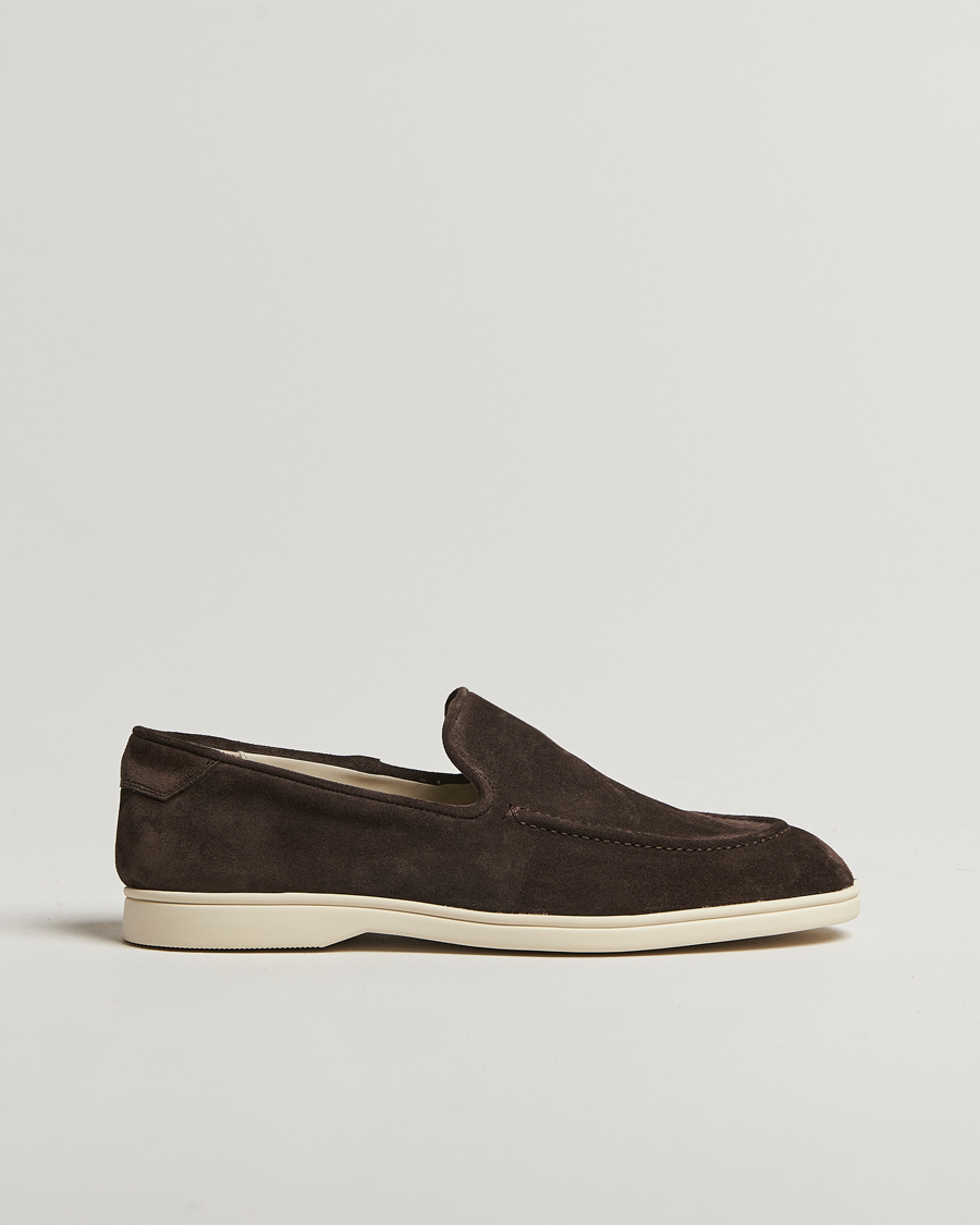 Men | Loafers | CQP | Debonair Suede Loafers Chocolate
