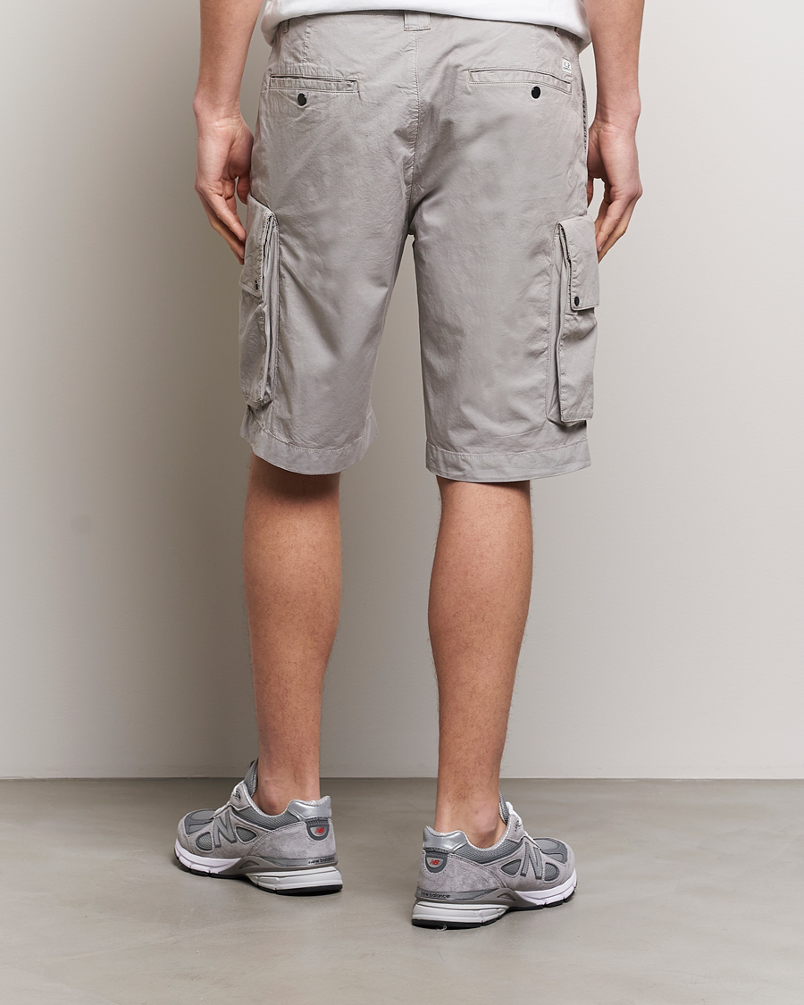 Men | Shorts | C.P. Company | Twill Stretch Cargo Shorts Grey