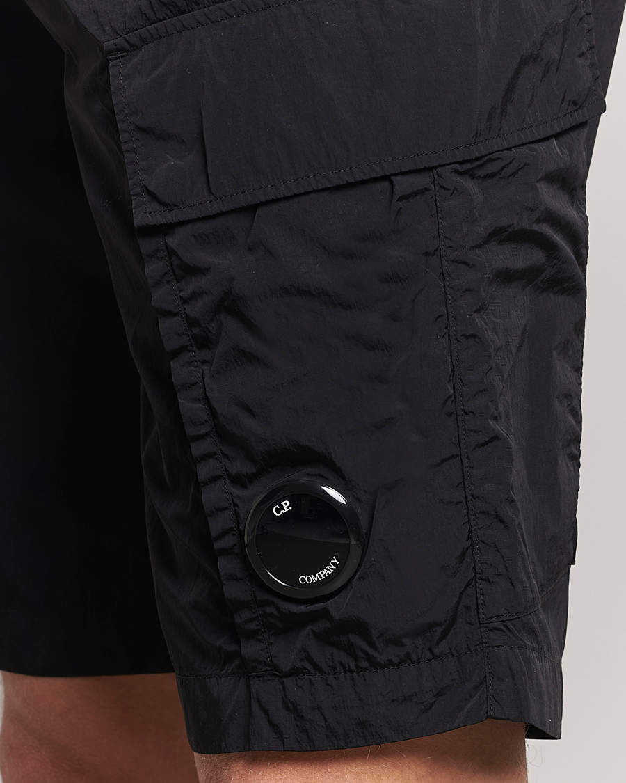 C.P. Company Chrome-R Cargo Shorts Black at CareOfCarl.com