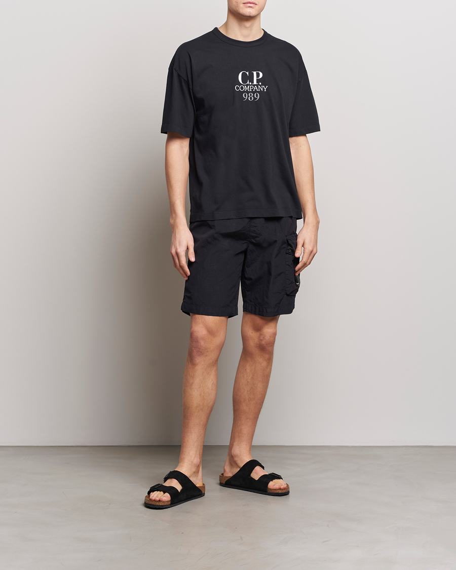 Men |  | C.P. Company | Flatt Nylon Cargo Swimshorts Black