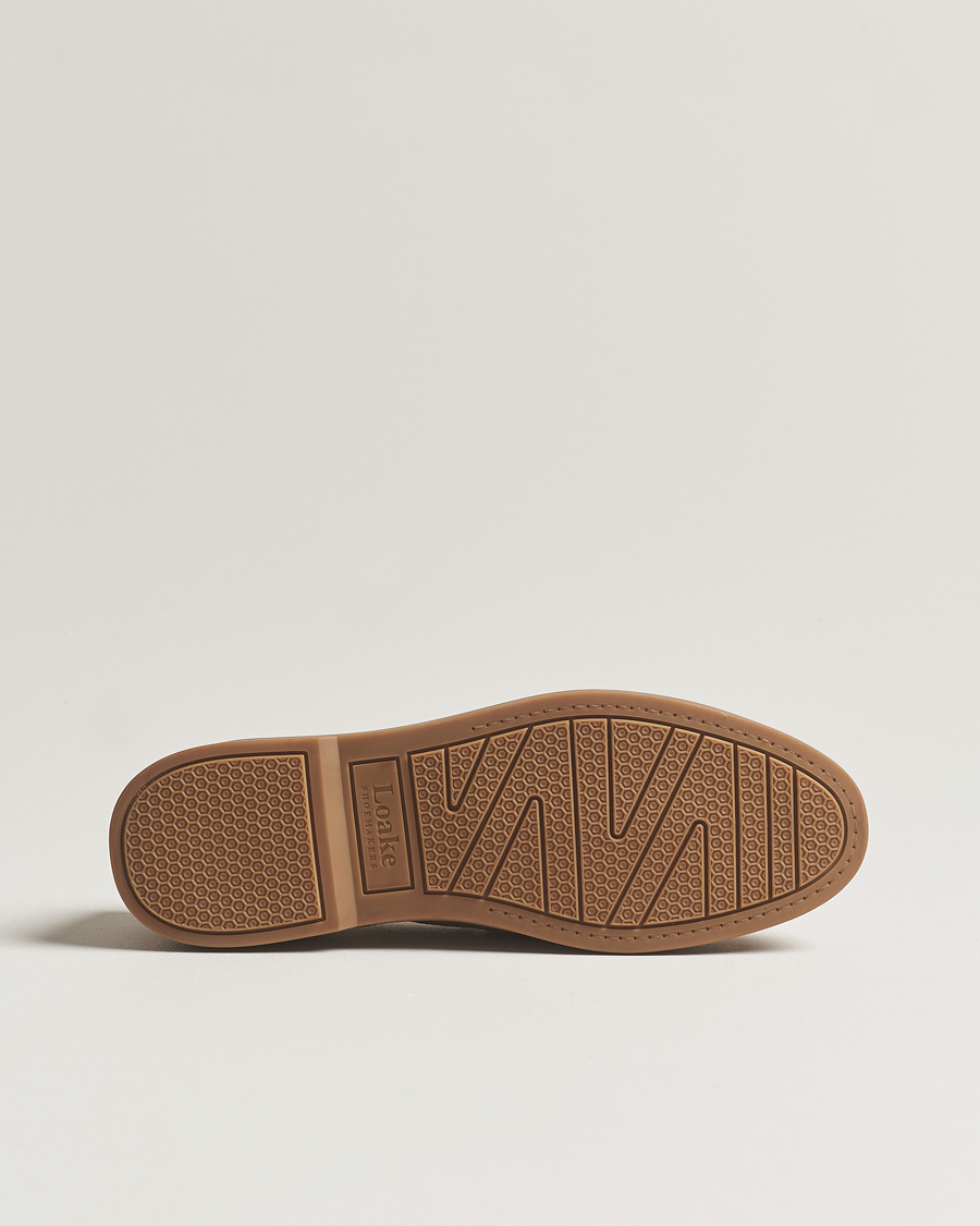 Men | Loake 1880 Lucca Suede Penny Loafer Flint | Loake 1880 | Lucca Suede Penny Loafer Flint