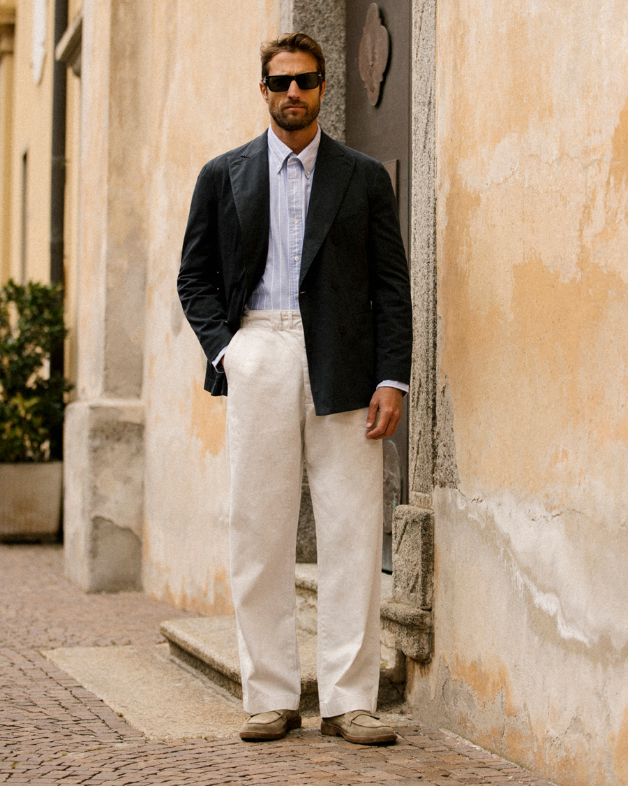 Men | Shirts | GANT | Relaxed Fit Heritage Striped Oxford Shirt Blue/White