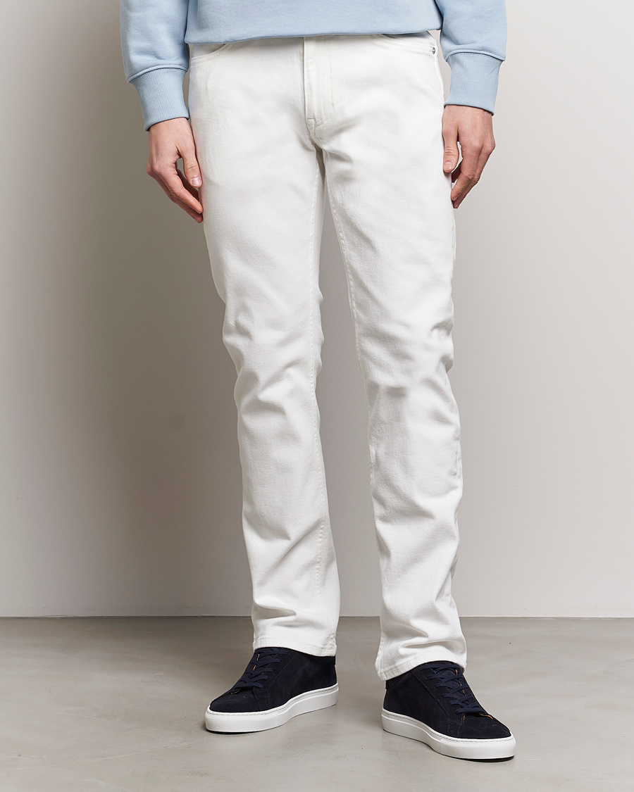 Men | White jeans | GANT | Regular Fit Jeans Eggshell