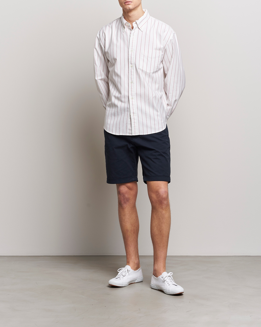 Men | Shorts | GANT | Regular Sunbleached Shorts Marine