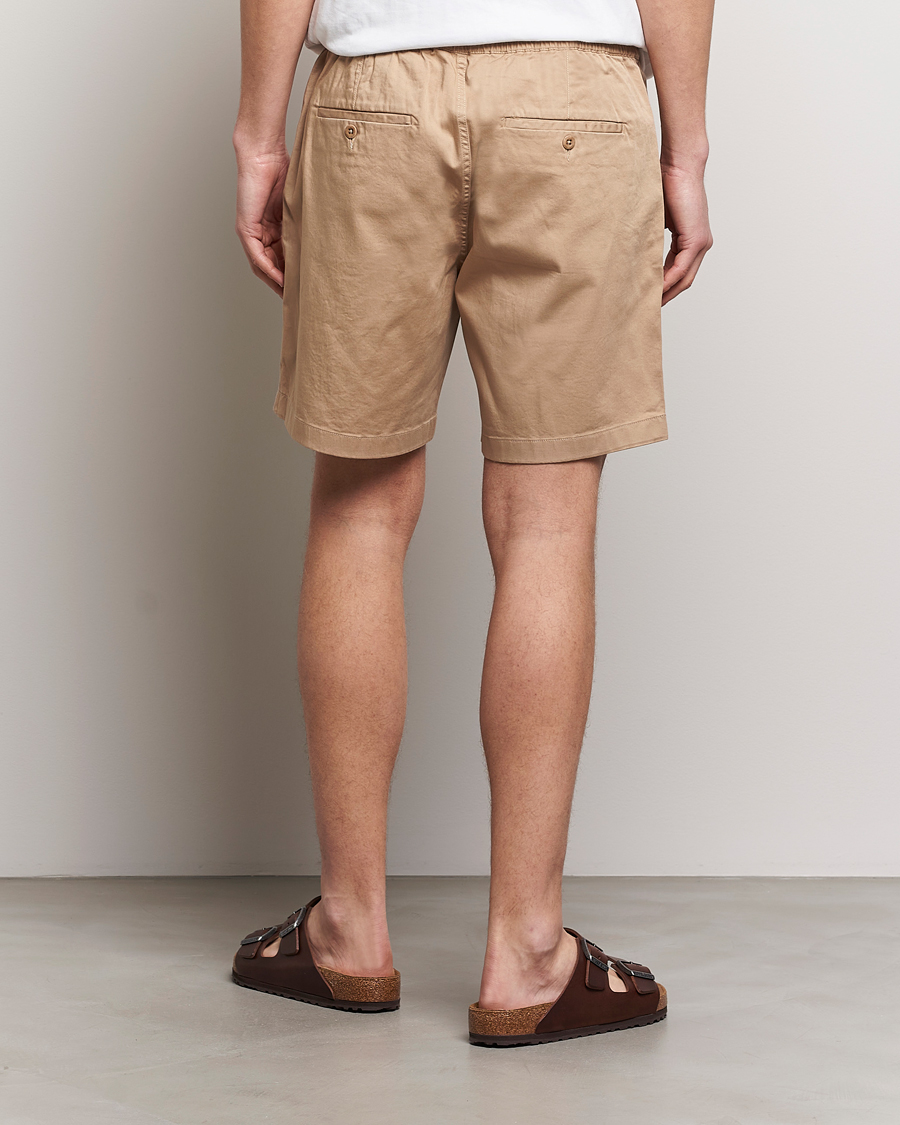 Men | Shorts | GANT | Drawstring Logo Shorts Dark Khaki