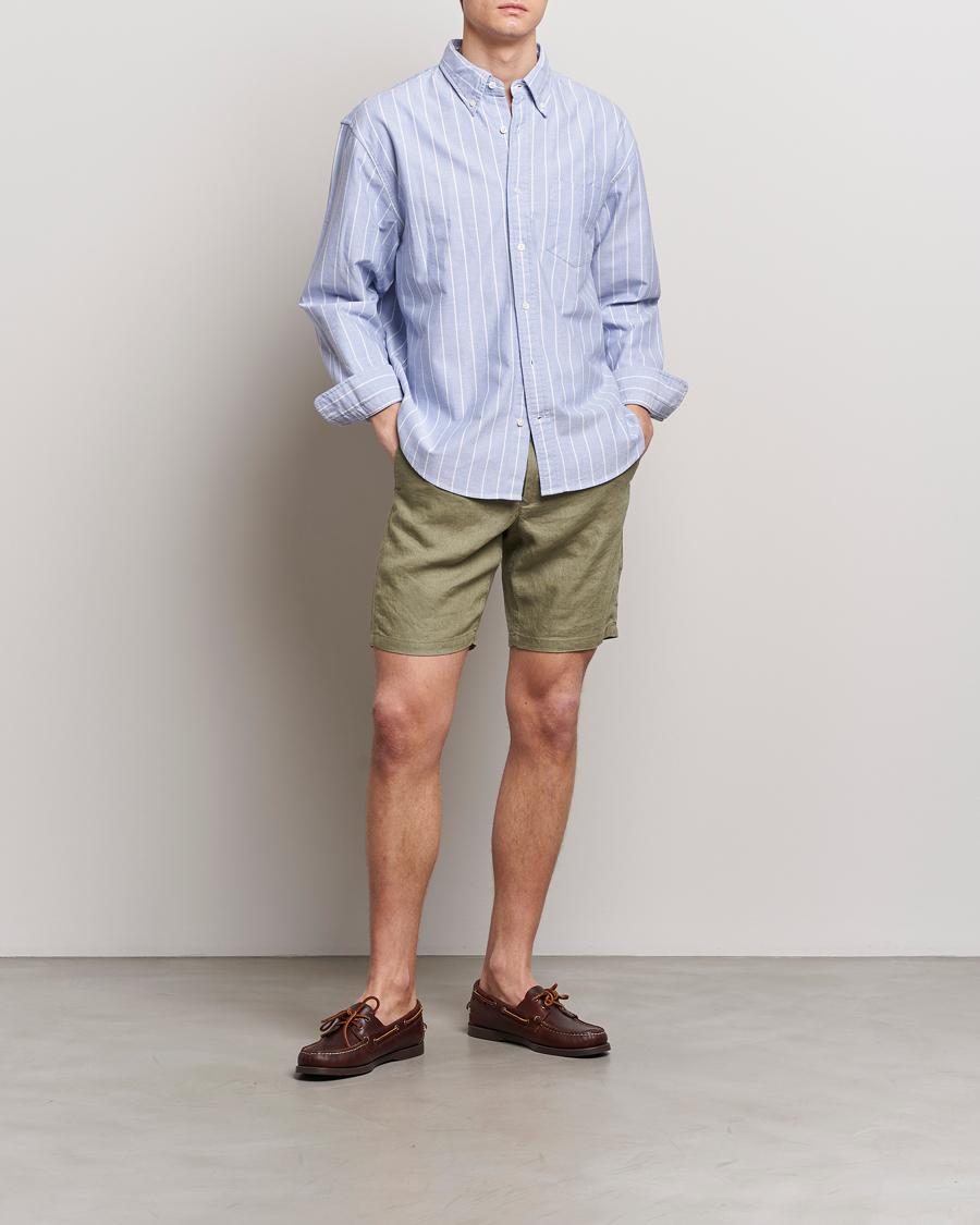 Men | Shorts | GANT | Relaxed Linen Drawstring Shorts Dried Clay