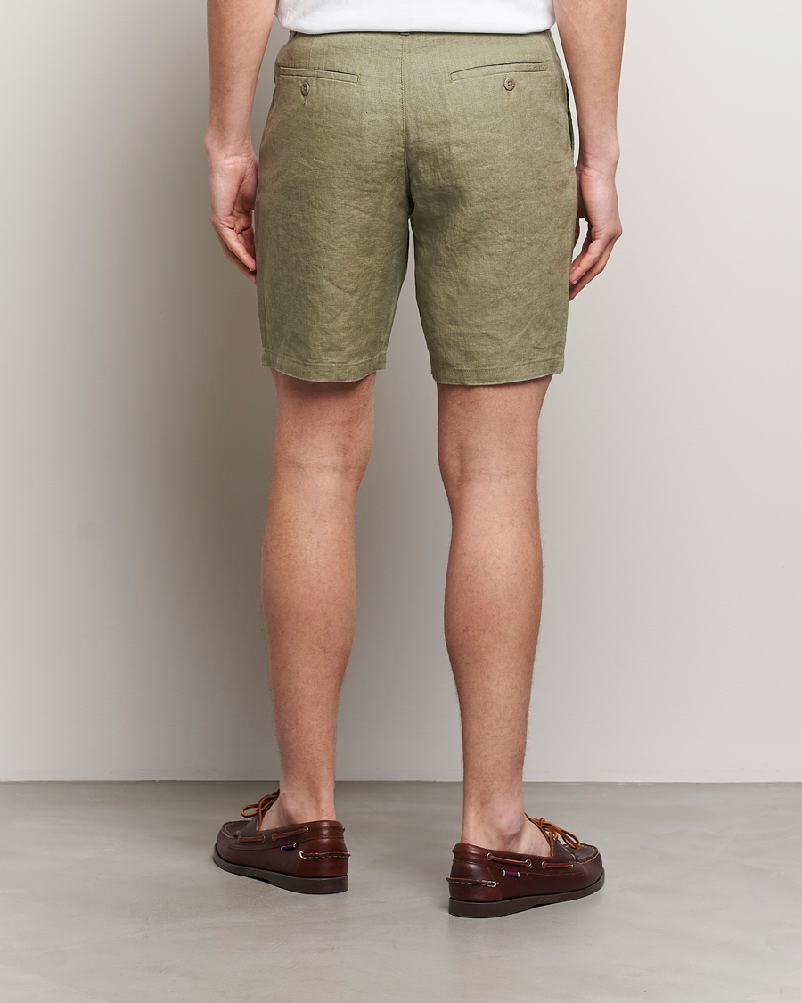 Men | Shorts | GANT | Relaxed Linen Drawstring Shorts Dried Clay