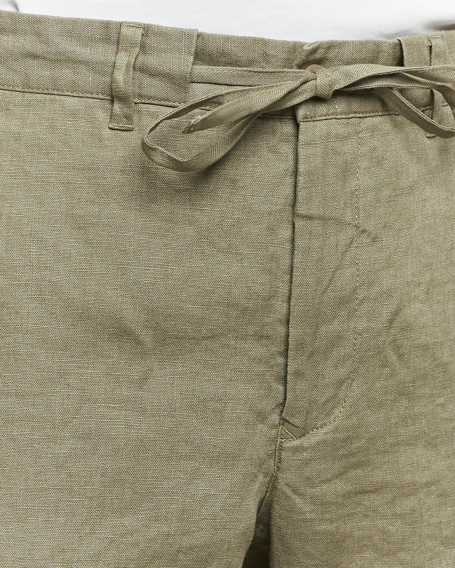 Men | Shorts | GANT | Relaxed Linen Drawstring Shorts Dried Clay