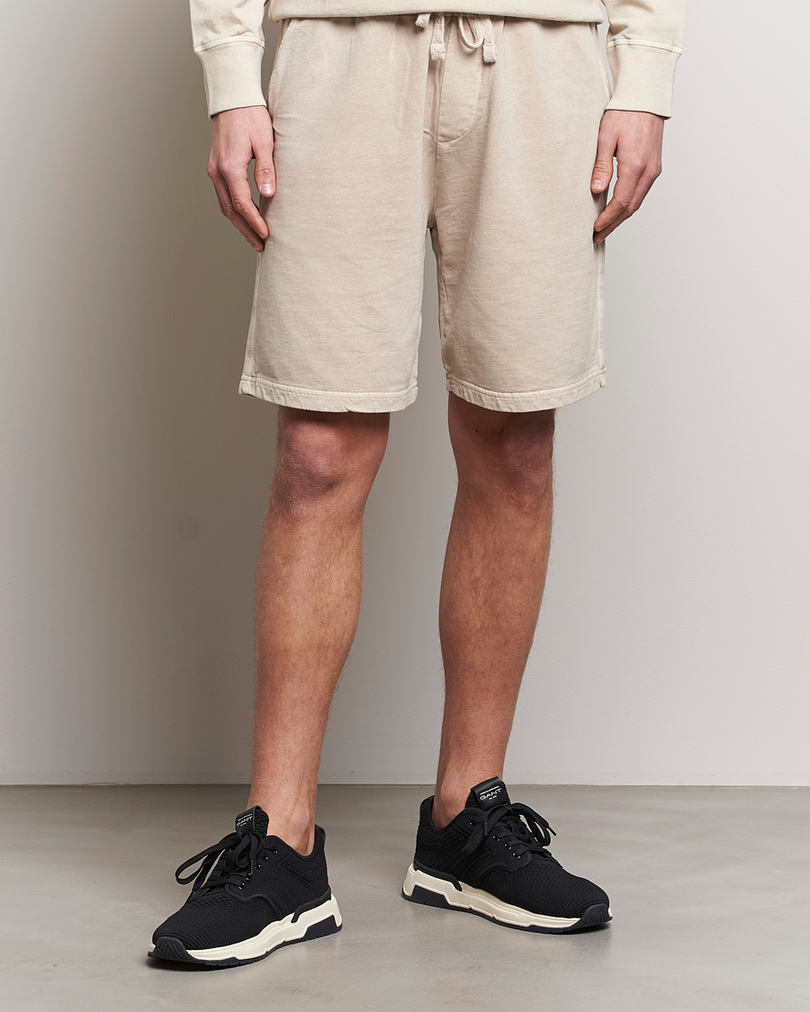 Men | Shorts | GANT | Sunbleached Sweatshorts Silky Beige