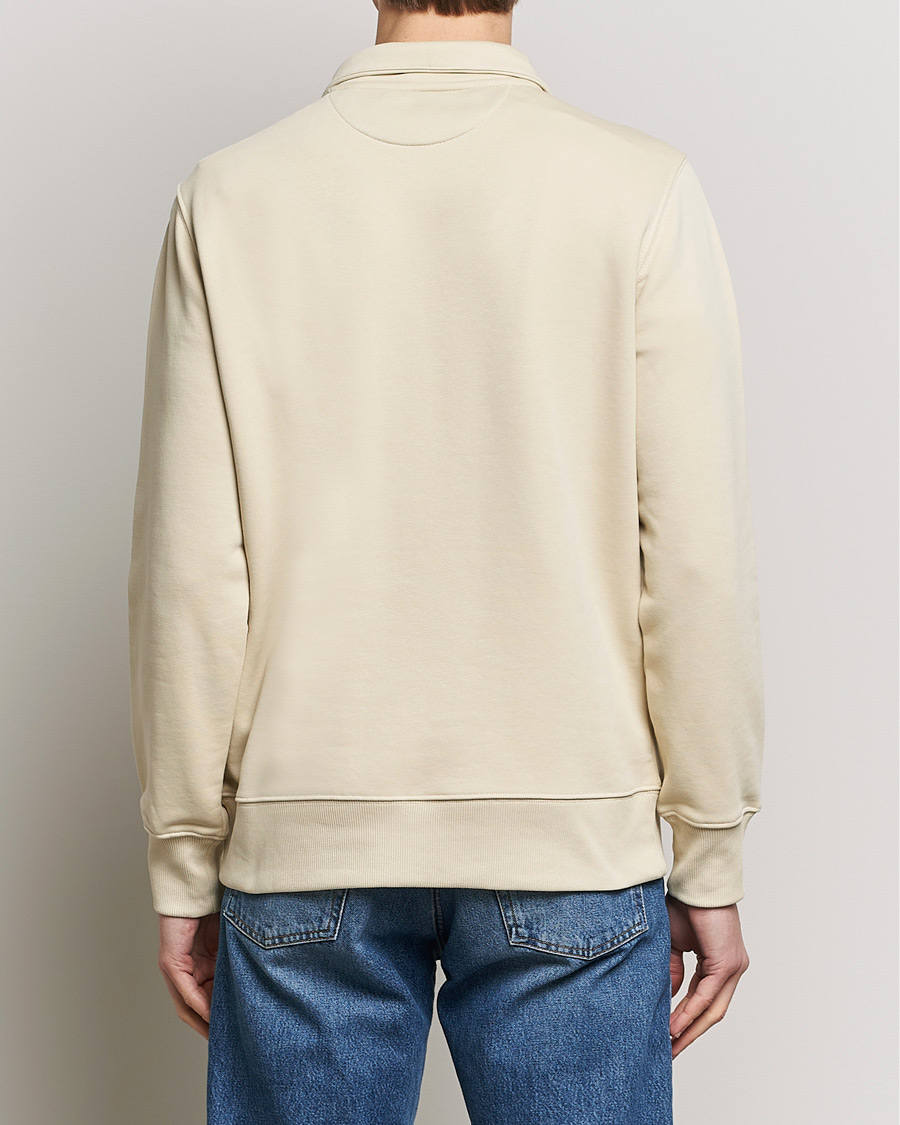 Men | Sweaters & Knitwear | GANT | Original Shield Half Zip Sweater Silky Beige