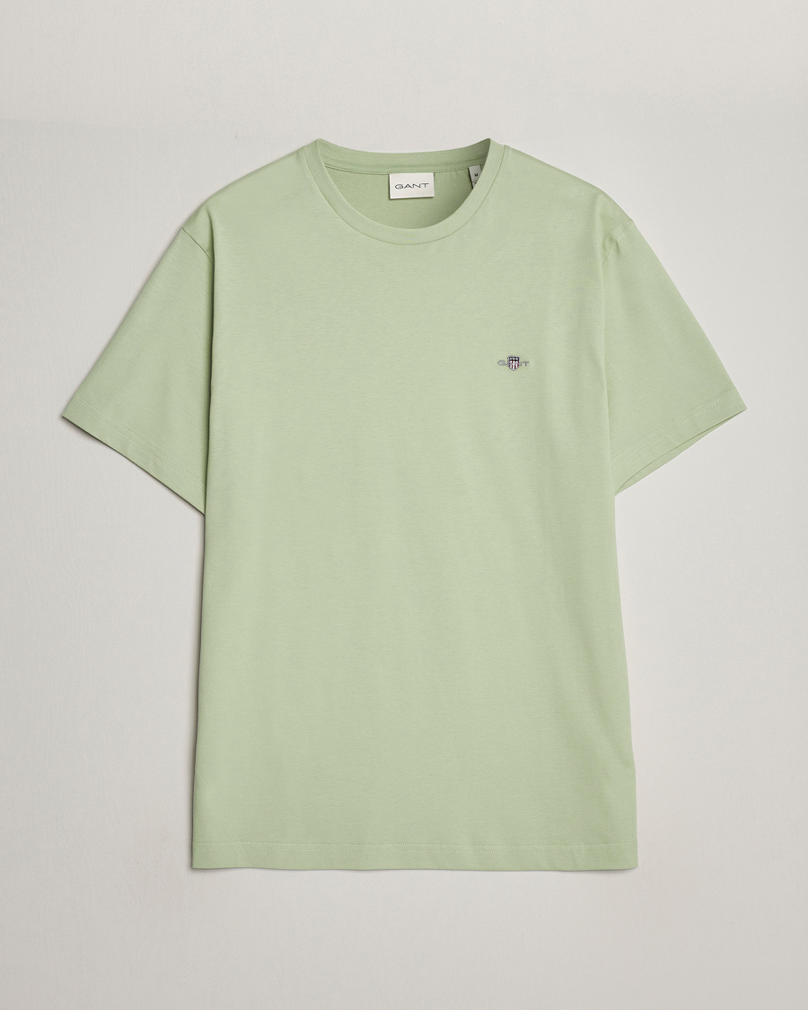 Men | T-Shirts | GANT | The Original T-Shirt Milky Matcha