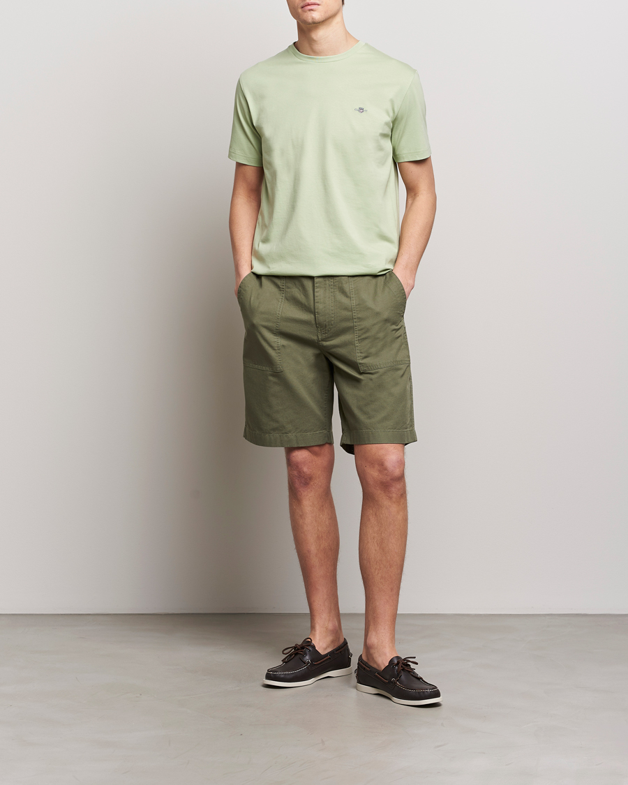Men | T-Shirts | GANT | The Original T-Shirt Milky Matcha