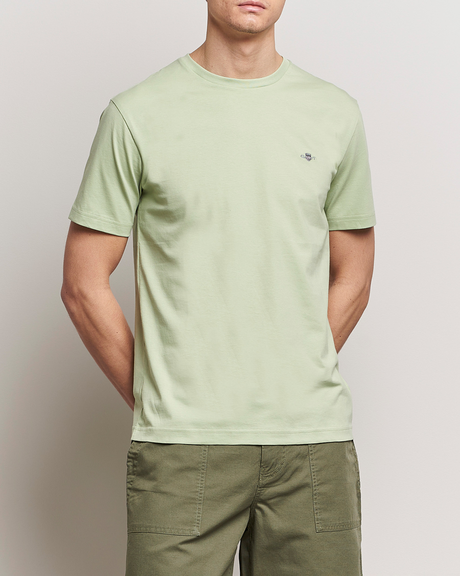 Men | T-Shirts | GANT | The Original T-Shirt Milky Matcha