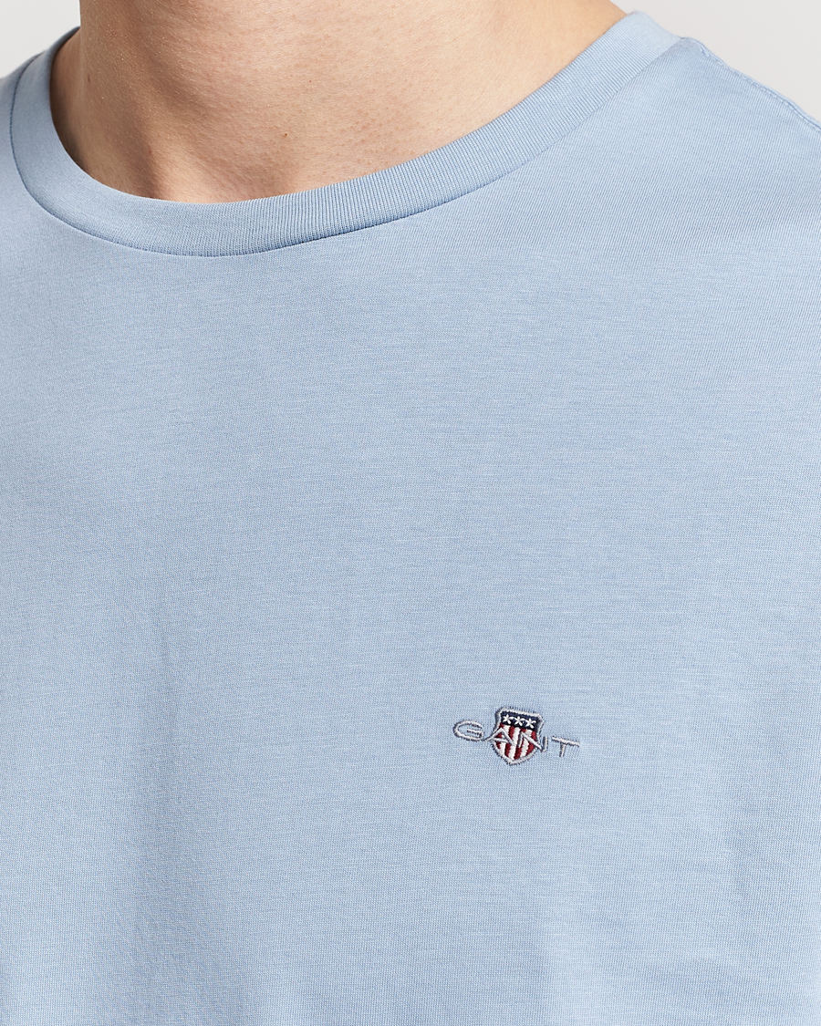 Men | T-Shirts | GANT | The Original T-Shirt Dove Blue