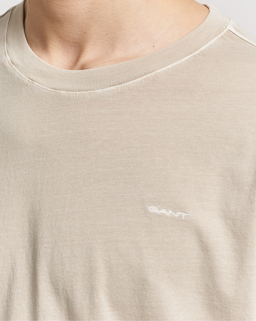 Men | T-Shirts | GANT | Sunbleached T-Shirt Silky Beige