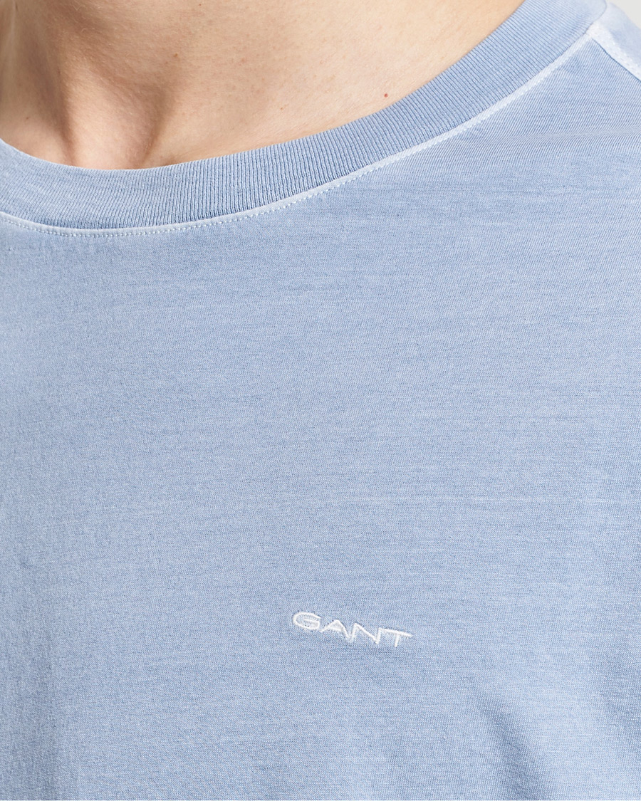 Men | T-Shirts | GANT | Sunbleached T-Shirt Dove Blue