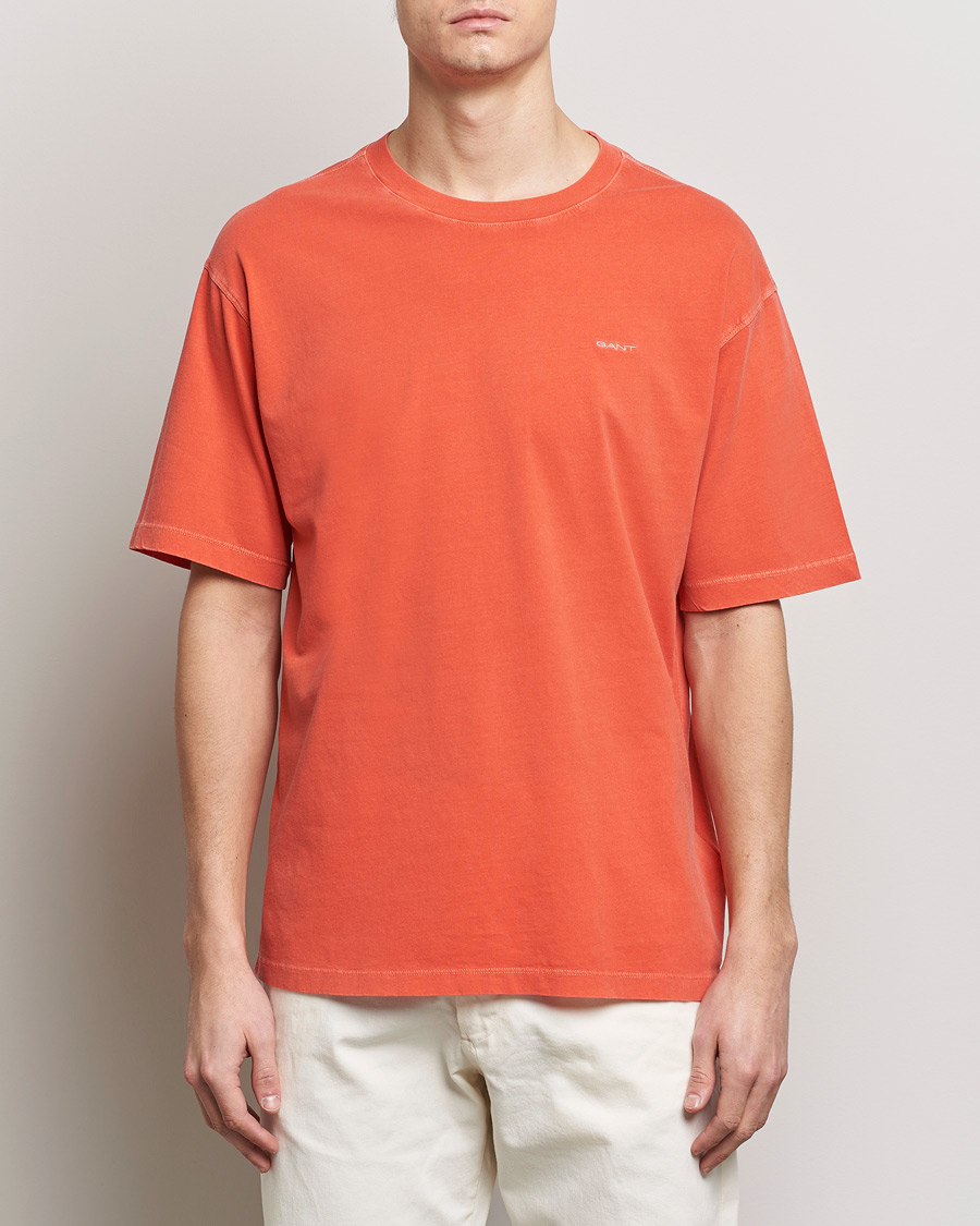 Men |  | GANT | Sunbleached T-Shirt Burnt Orange