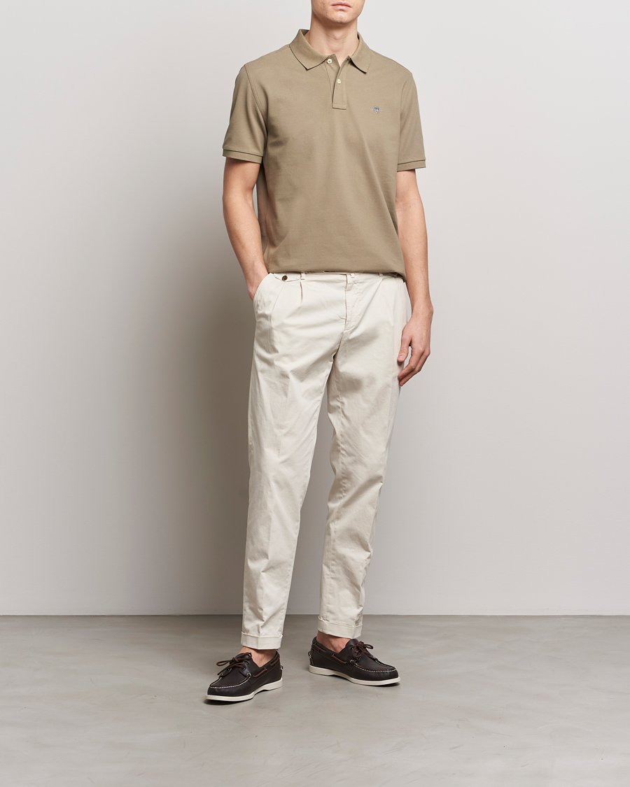 Men | Polo Shirts | GANT | The Original Polo Dried Clay