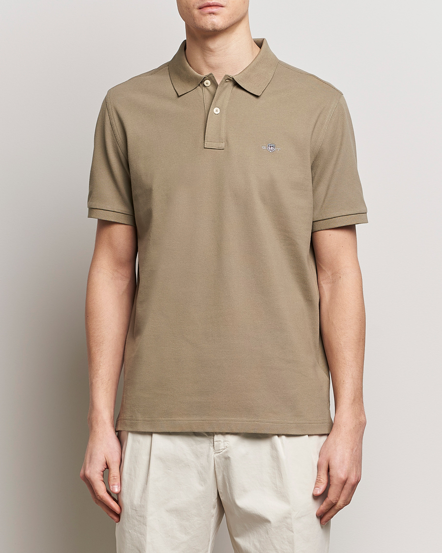 Men | Polo Shirts | GANT | The Original Polo Dried Clay