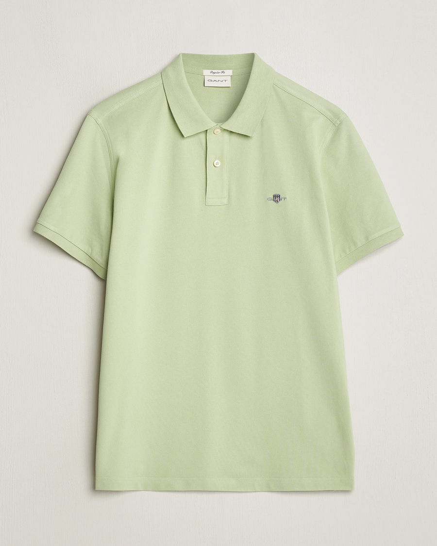 Men | Polo Shirts | GANT | The Original Polo Milky Matcha