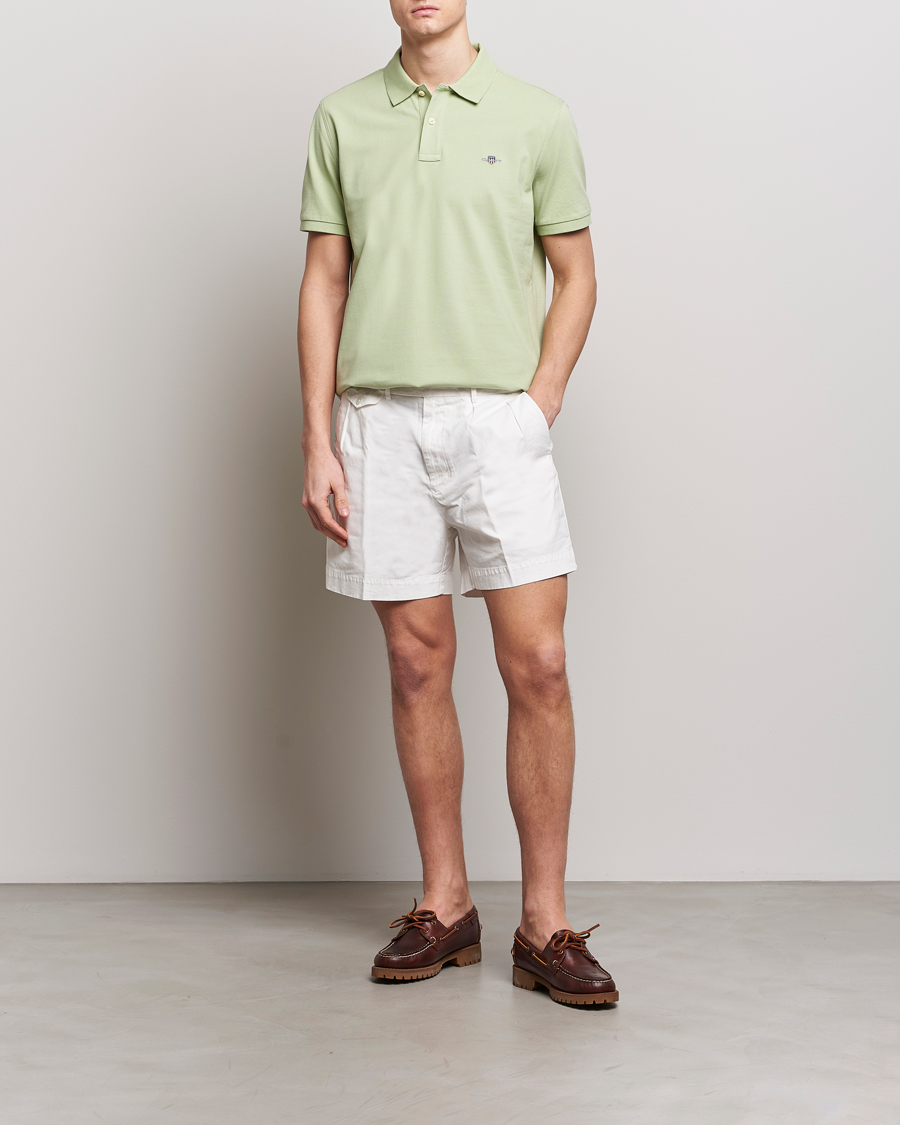 Men | Polo Shirts | GANT | The Original Polo Milky Matcha