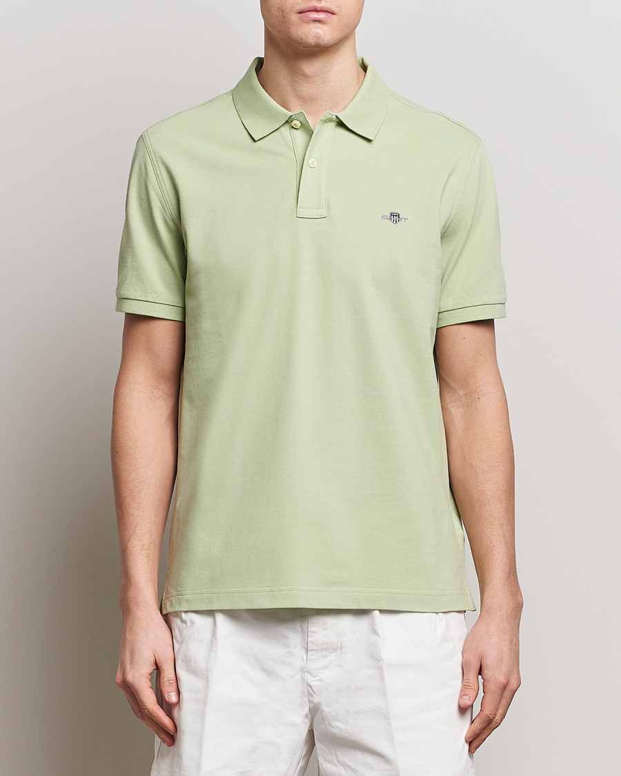 Men | Polo Shirts | GANT | The Original Polo Milky Matcha