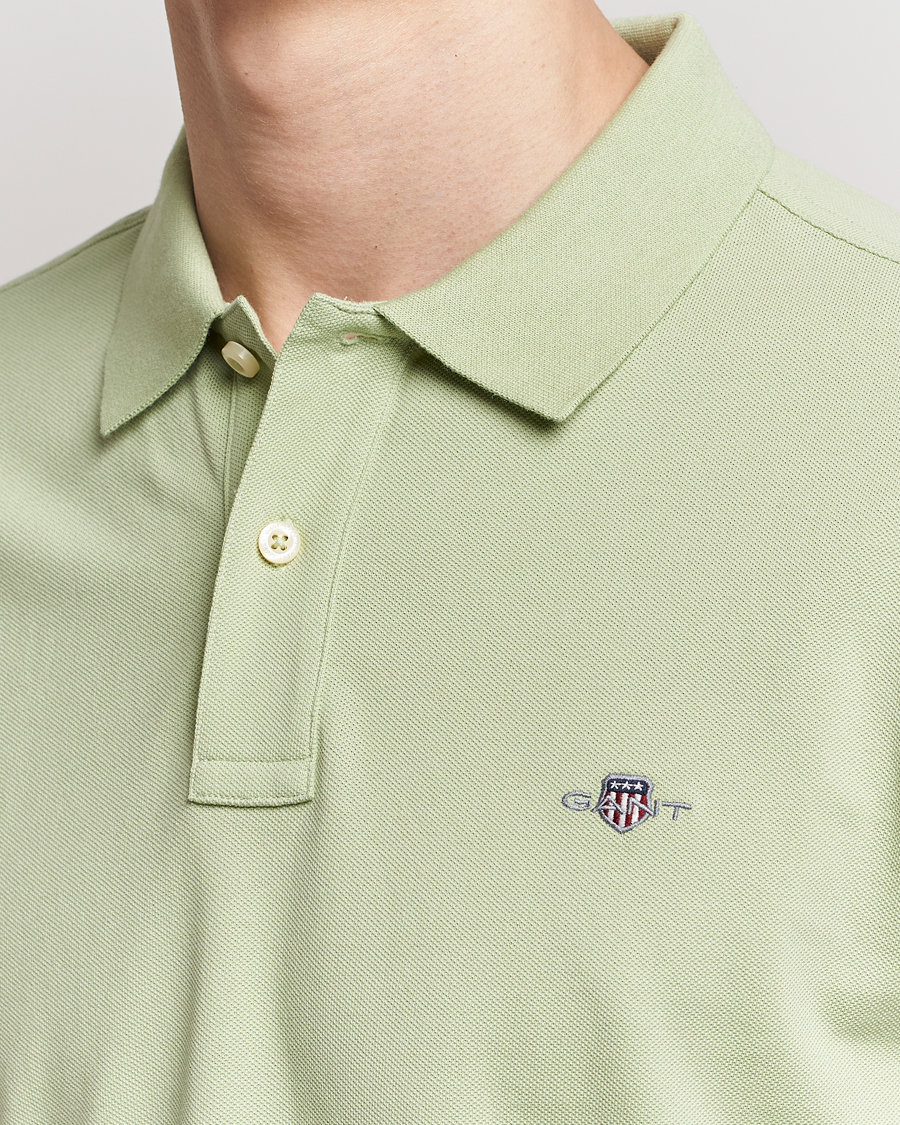 Men | Polo Shirts | GANT | The Original Polo Milky Matcha