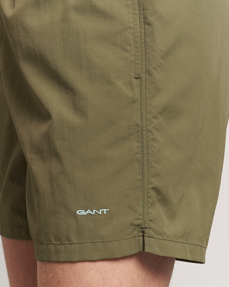 Men | Swimwear | Gant | Basic Swimshorts Juniper Green