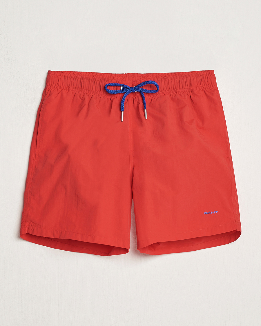 Men | Swimwear | Gant | Basic Swimshorts Bright Red